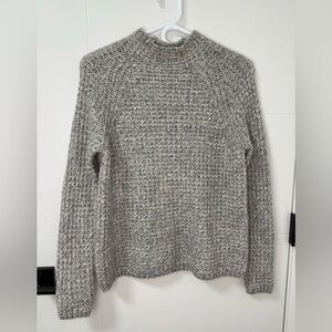 Gray Women's Knit Oversized Sweater